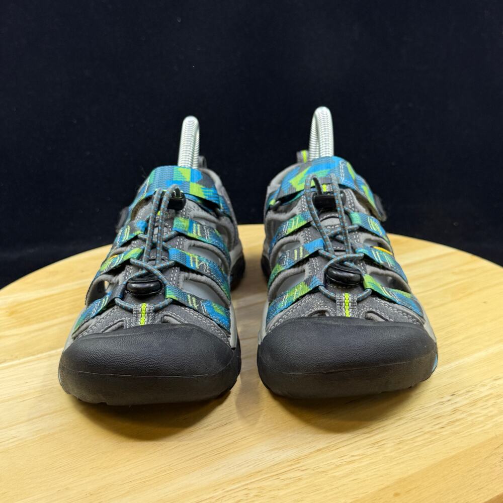Keen Strap Sport Sandals Shoes Youth Teal Blue/ Green Size 4 Unisex - Picture 3 of 10